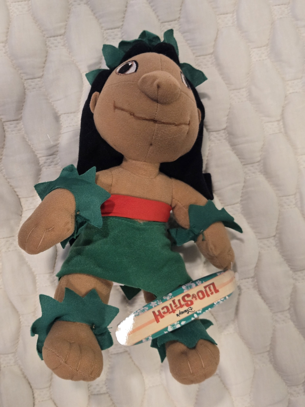Lilo & Stitch's LILO small Plush Green Hawaiian Outfit Vintage New With Tags